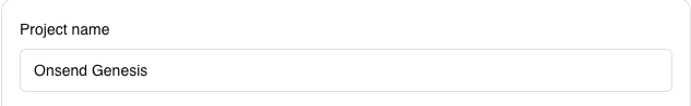 Admin → Settings → Branding → Project name